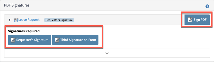 Example Signatures