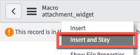 Insert and Stay