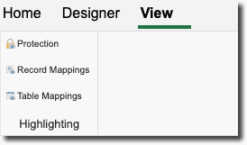 Toolbar: View